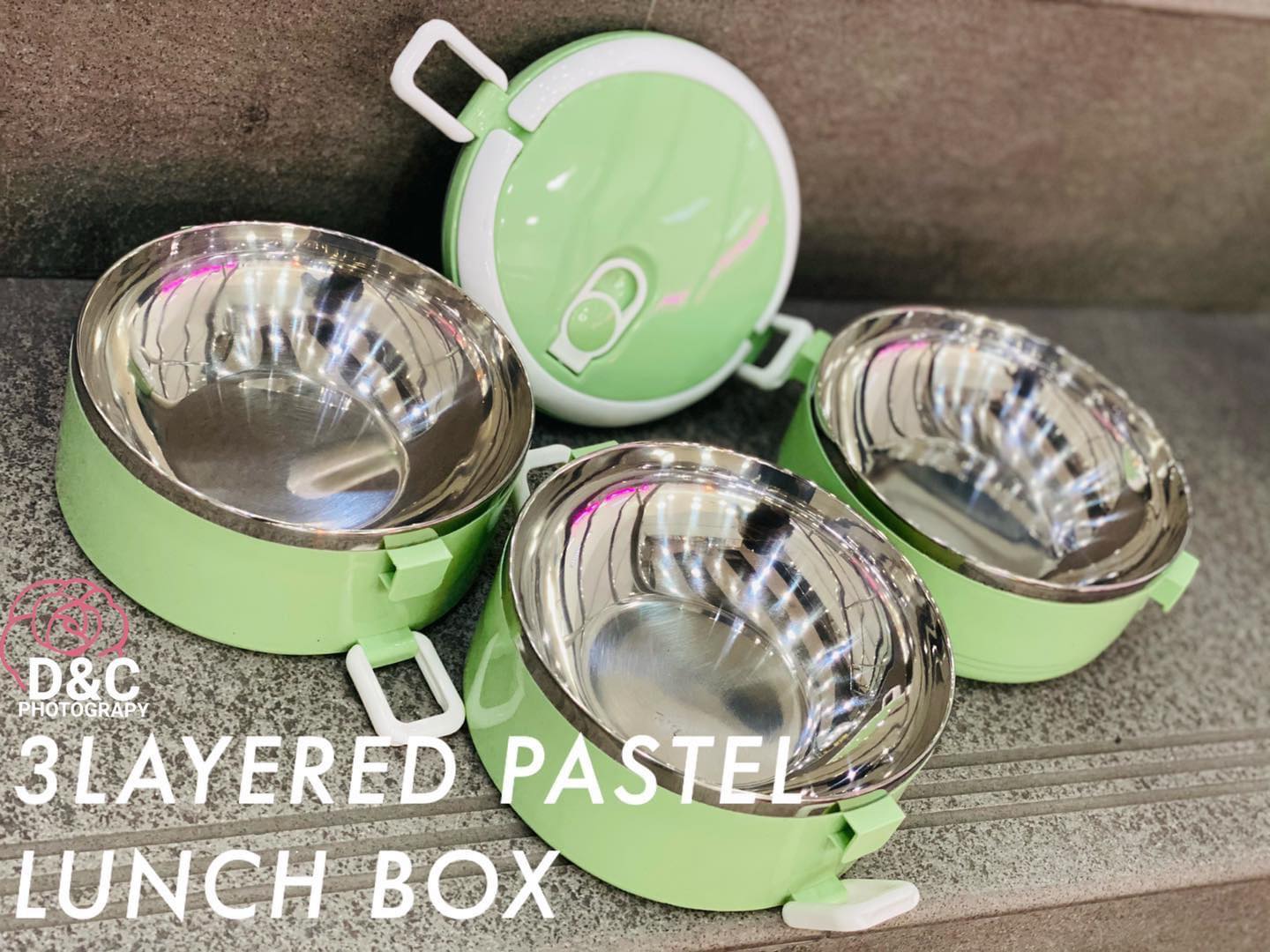 FD FASHION STORE 3 LAYERED PASTEL COLOR LUNCH BOX Lazada PH