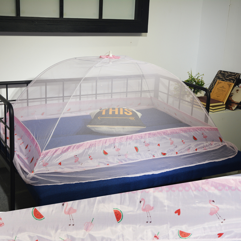 Adult umbrella folding bottomless singledoor zipper with bracket, installationfree, easyto