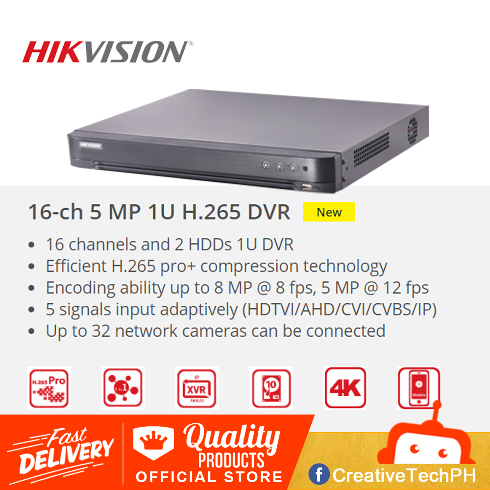 Hikvision Ds 7216huhi K2 S 16ch Turbo Hd Dvr Lazada Ph