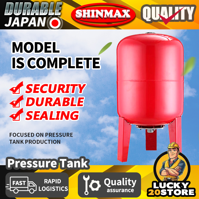【SHINMAX】Bladder Tank Vertical Type 18VT 60VT 100VT Expansion Tank Air