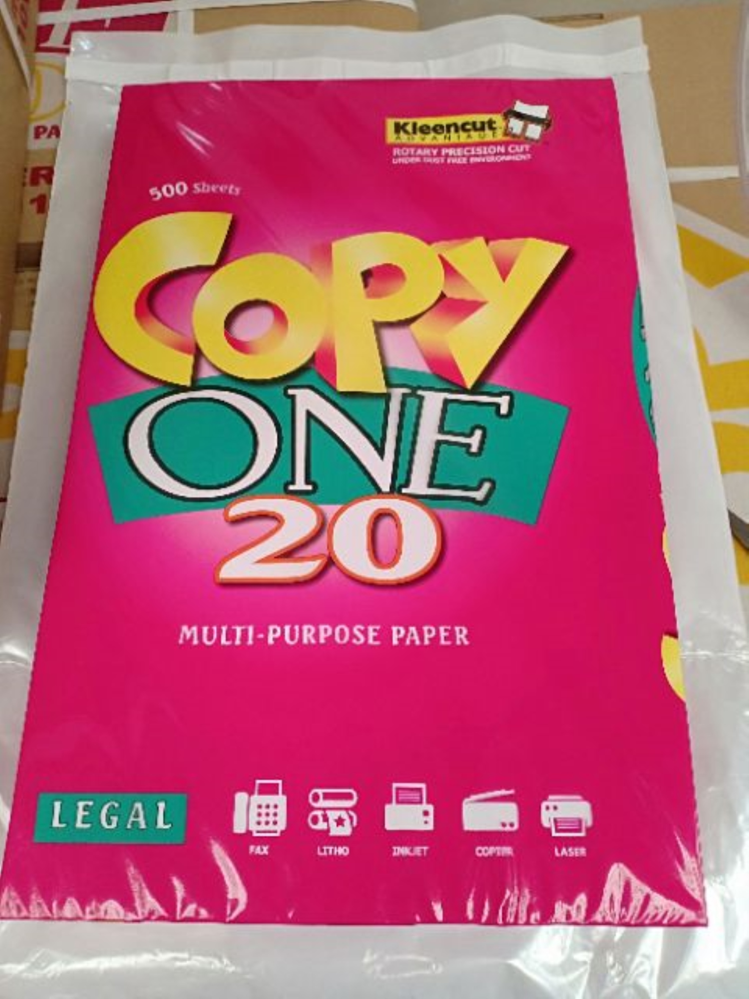 Copy One Bond Paper / Multipurpose Paper / White Paper 70gsm substance