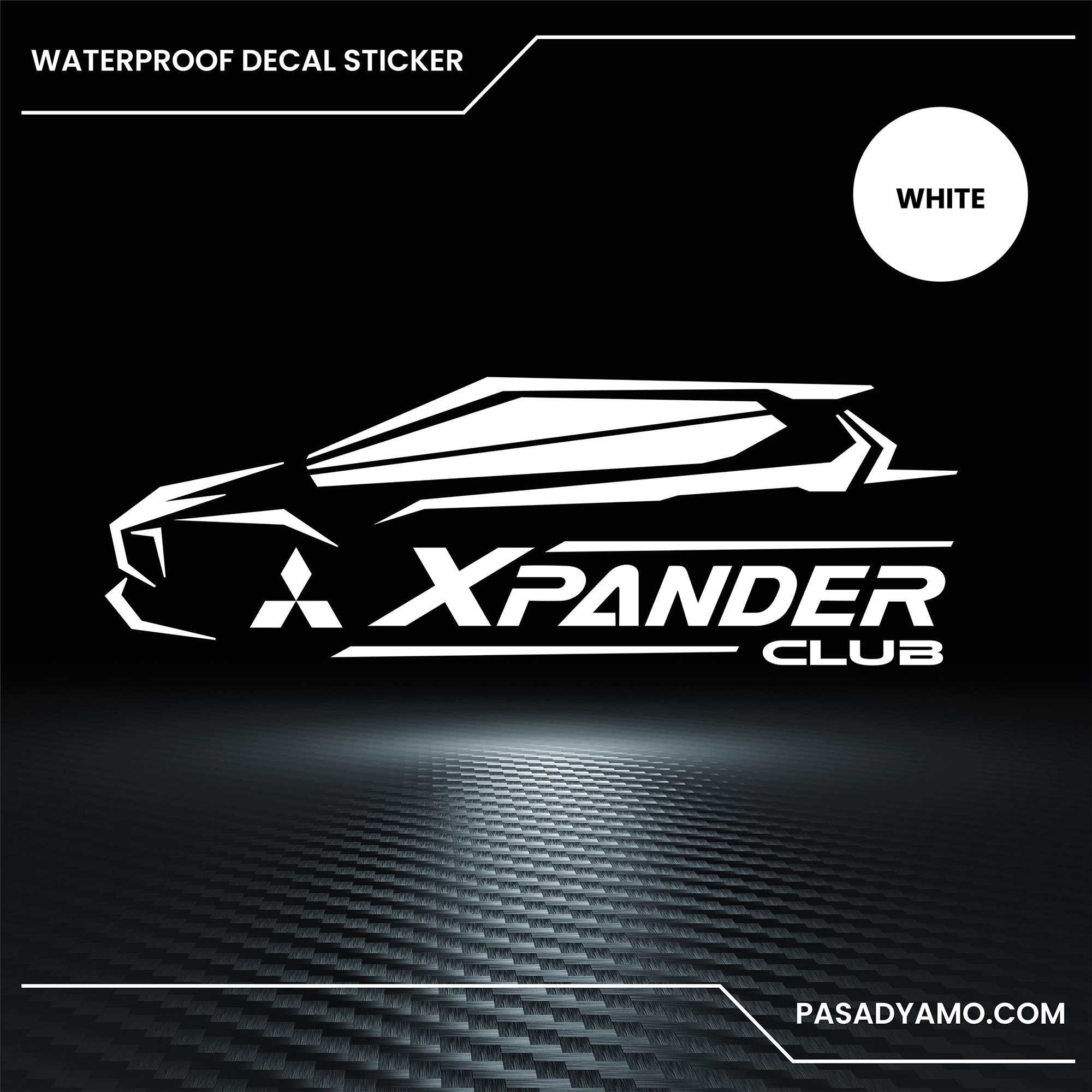 Mitsubishi Xpander Club Sticker for Cars and Motorcycles 7 inches | Lazada  PH