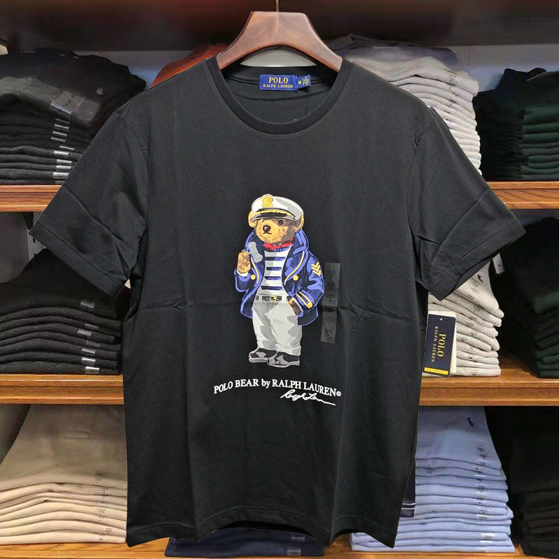 Purchasing Ralph Lauren Ralph Lauren bear T-shirt men's summer polo shirt  bear round neck cotton sho | Lazada PH