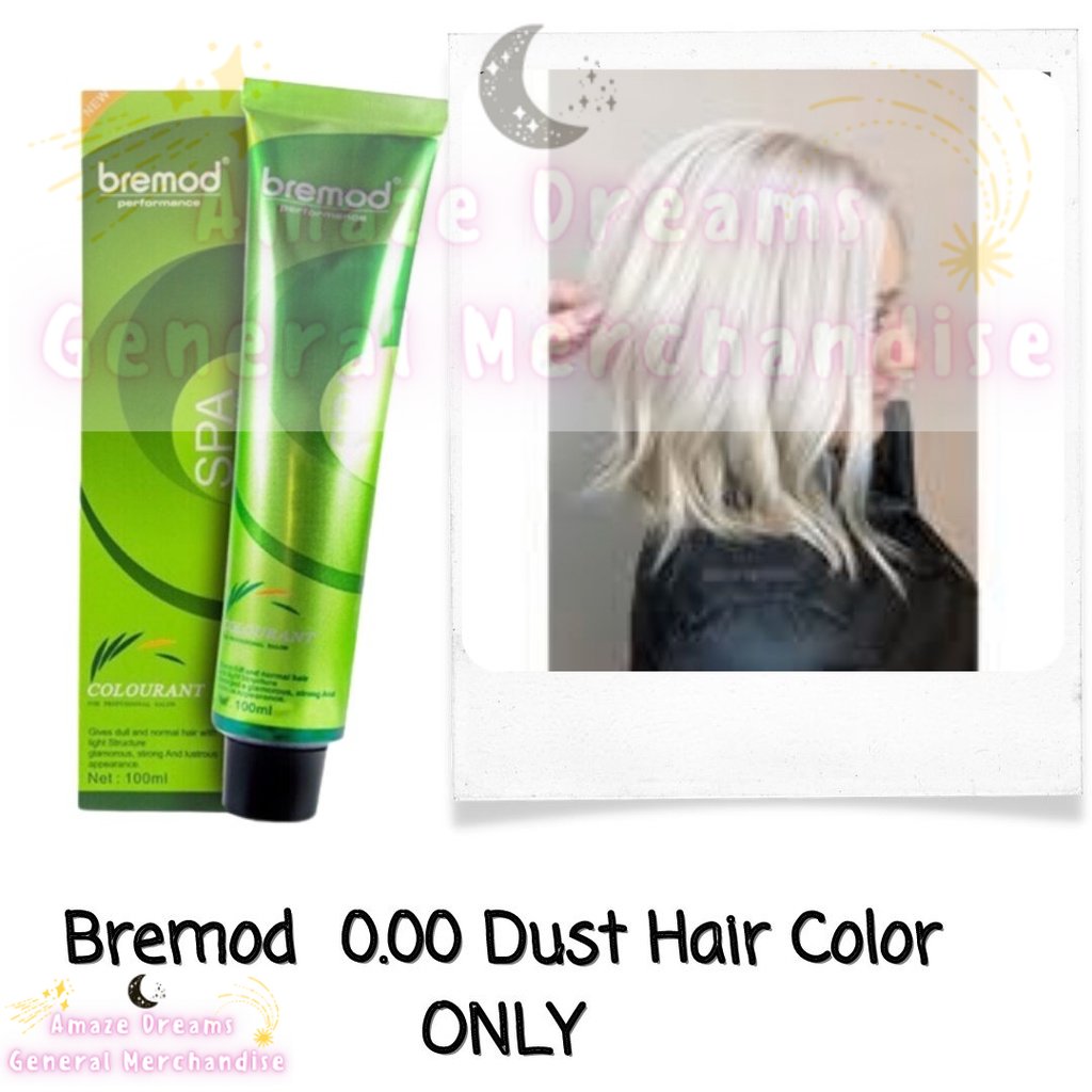 Dust 0.00 Bremod Hair Color Cream (Basic Colors) 100ml (NO OXIDANT