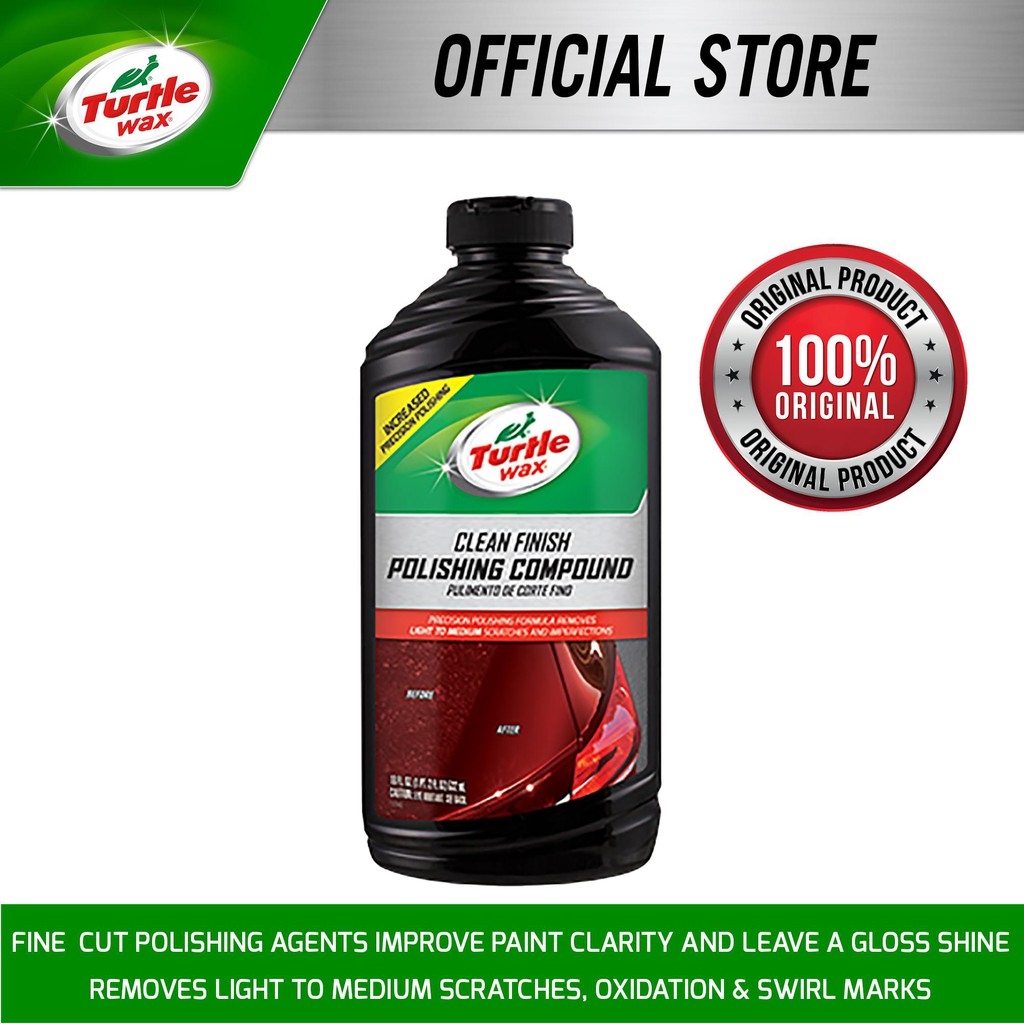 Turtle Wax Clean Finish Polishing Compound 532ml T417 Lazada PH