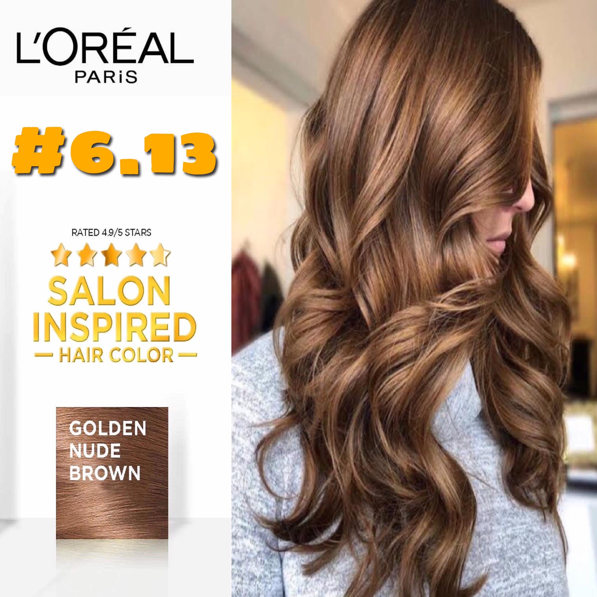 Trendy Hair Color # Golden Nude Brown Loreal | Lazada PH