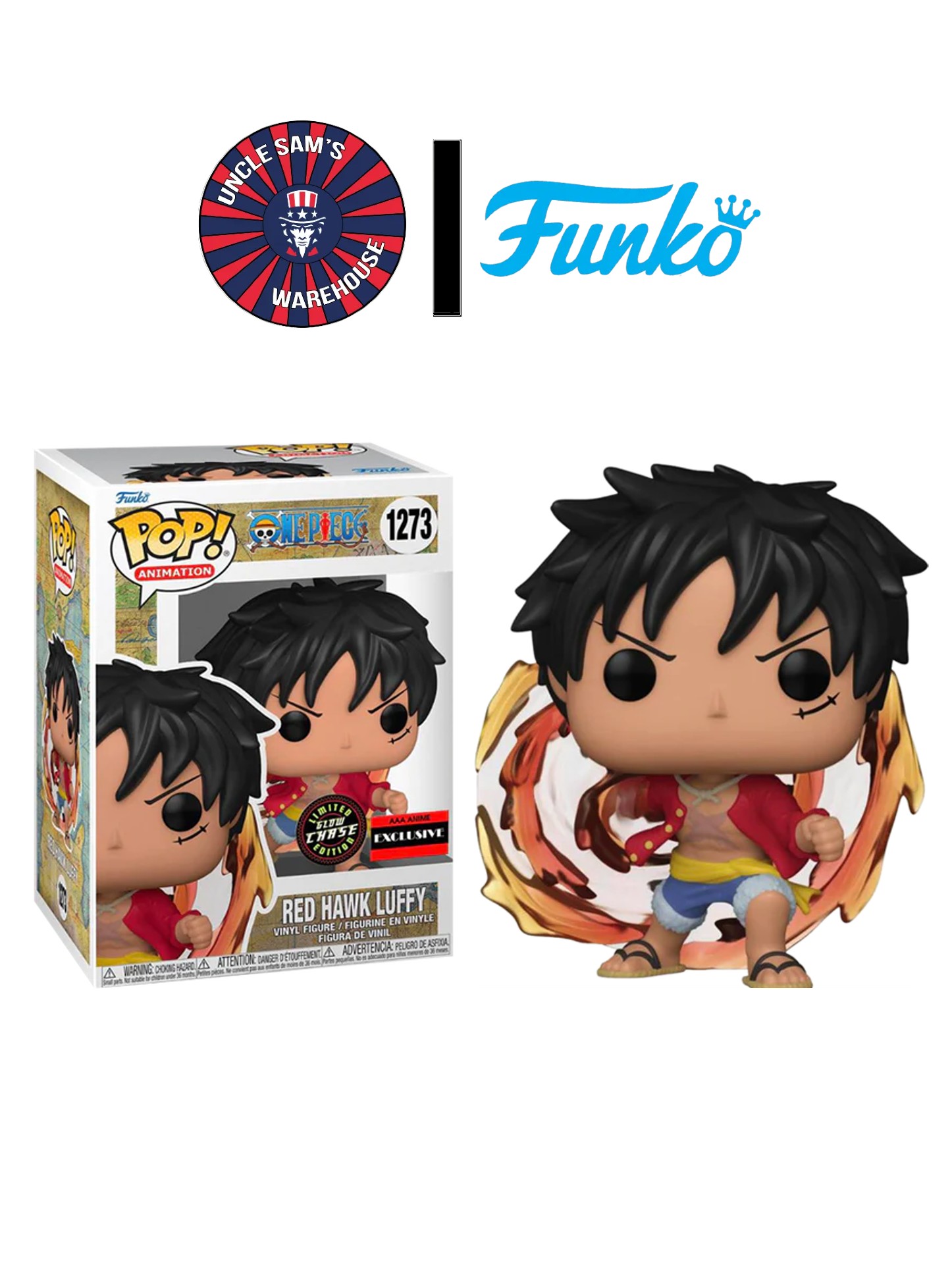 One Piece Monkey D. Luffy Red Hawk Funko Pop! Vinyl Figure - AAA Anime  Exclusive