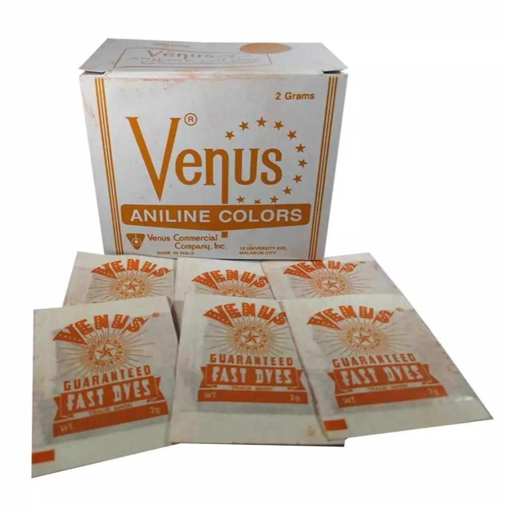 Venus dye and dura dye fabric dye or jobos weight 2grams sold per