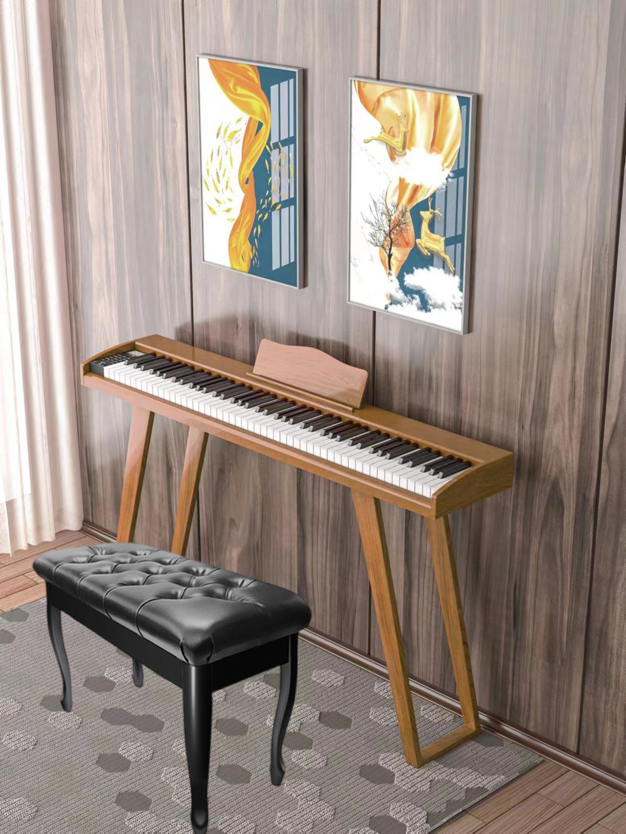 YIYANG Intelligent electric piano 88 keys， piano keyboard for adult