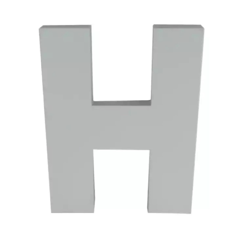 DECORATIVE WHITE PAPER MACHE ALPHABET CARDBOARD BOXES MACHE Lazada PH