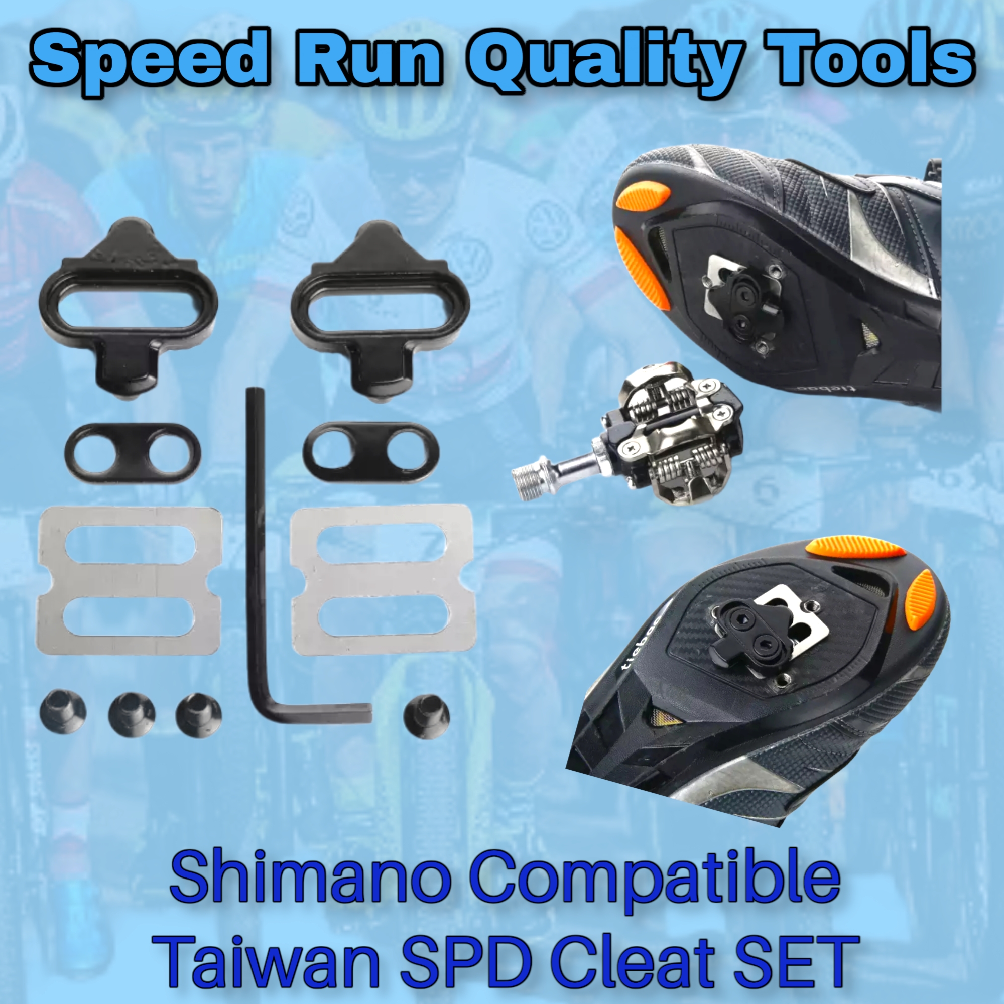 Shimano multi directional release cleat set sm-sh56 for mtb cleats 