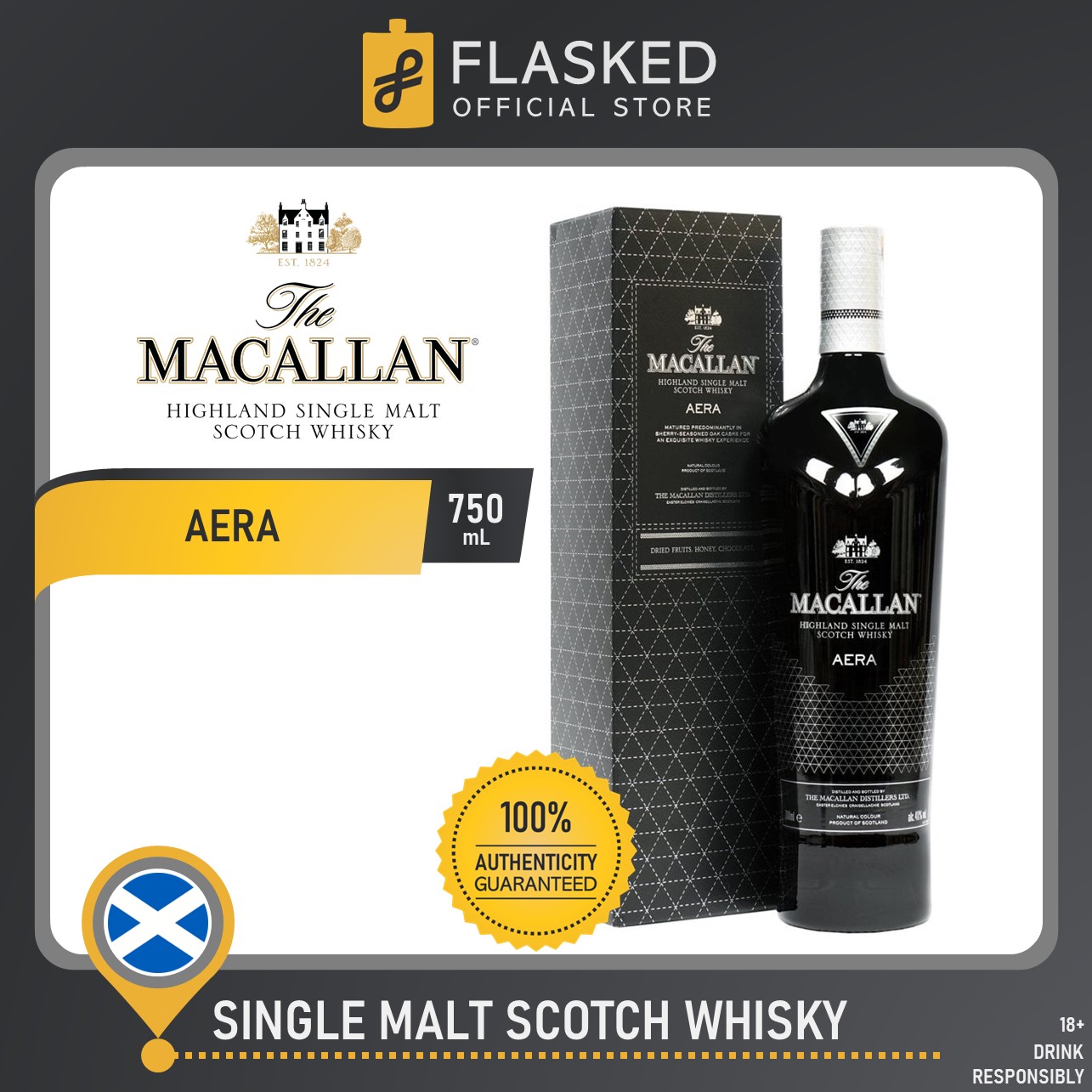 The Macallan Aera Highland Single Malt Scotch Whisky 700mL | Lazada PH
