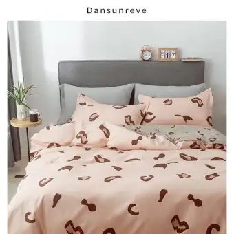 Dansunreve Bedding Sets 9 Designs Pink Black Blue Stripe Floral