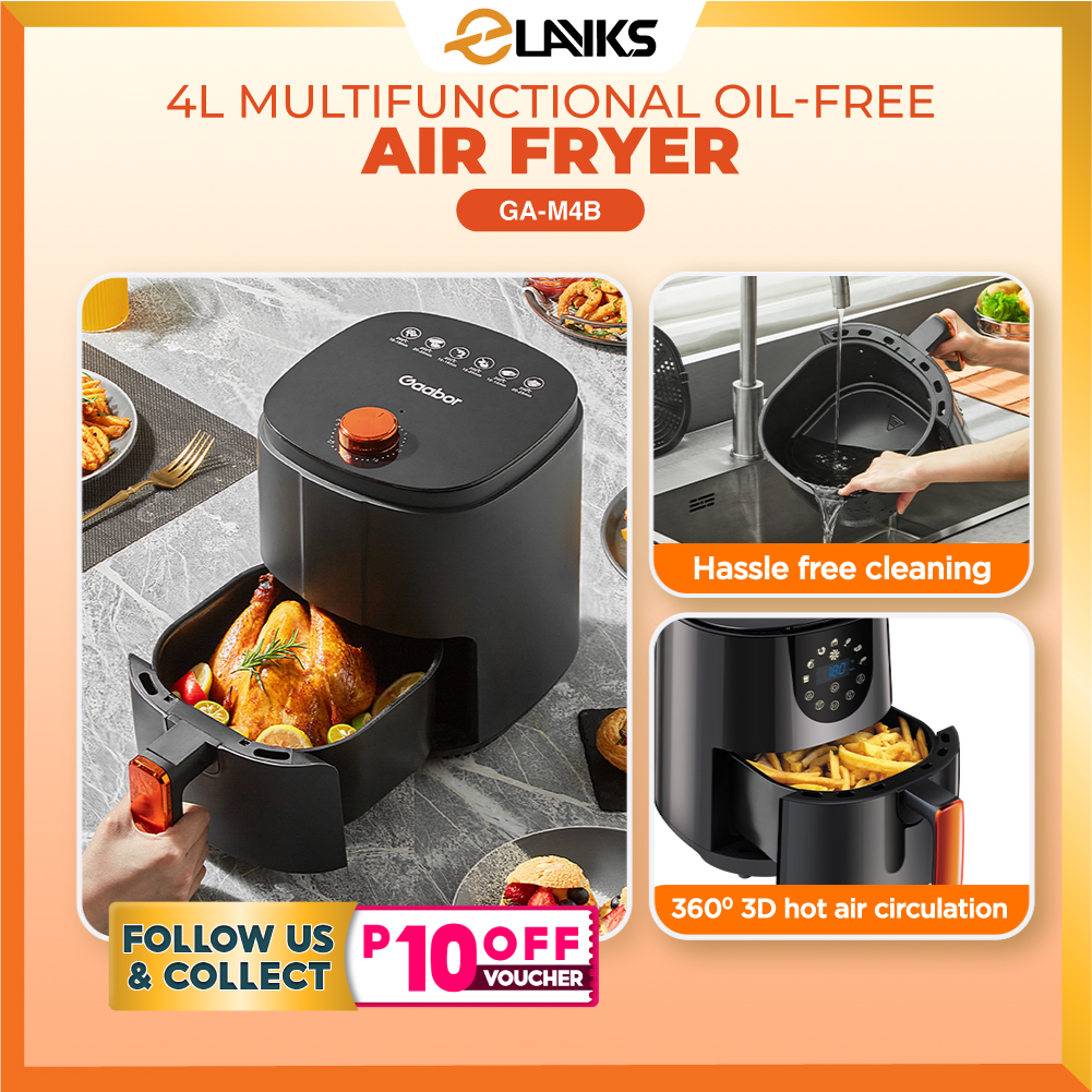 Gaabor Air Fryer, 4L Household Multifunctional Oilfree Healthy
