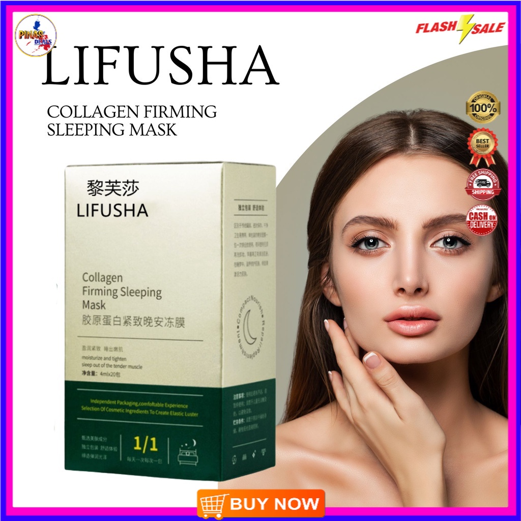 LIFUSHA / YANJIAYI / SUNISA Collagen Gelly Sleep Face Mask (1BOX 20PCS