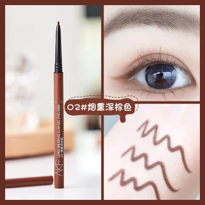 Cute heavy rain Korea AKF eyeliner lying silkworm pen long-lasting non-smudge waterproof ultra-fine eyeliner pen liquid pen brown