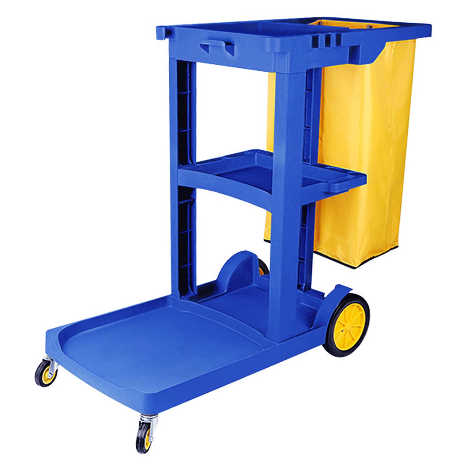 Cleaning Cart Multifunction Trolley Hotel Room Service Work Linen Cart