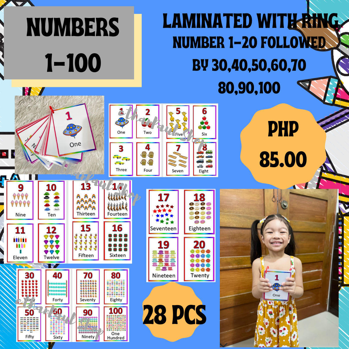 numbers-1-100-laminated-flash-card-3r-size-for-toddlers-kids-lazada-ph