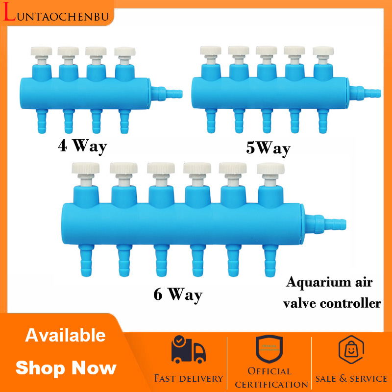 Aquarium fish tank air volume regulating valve Air flow control