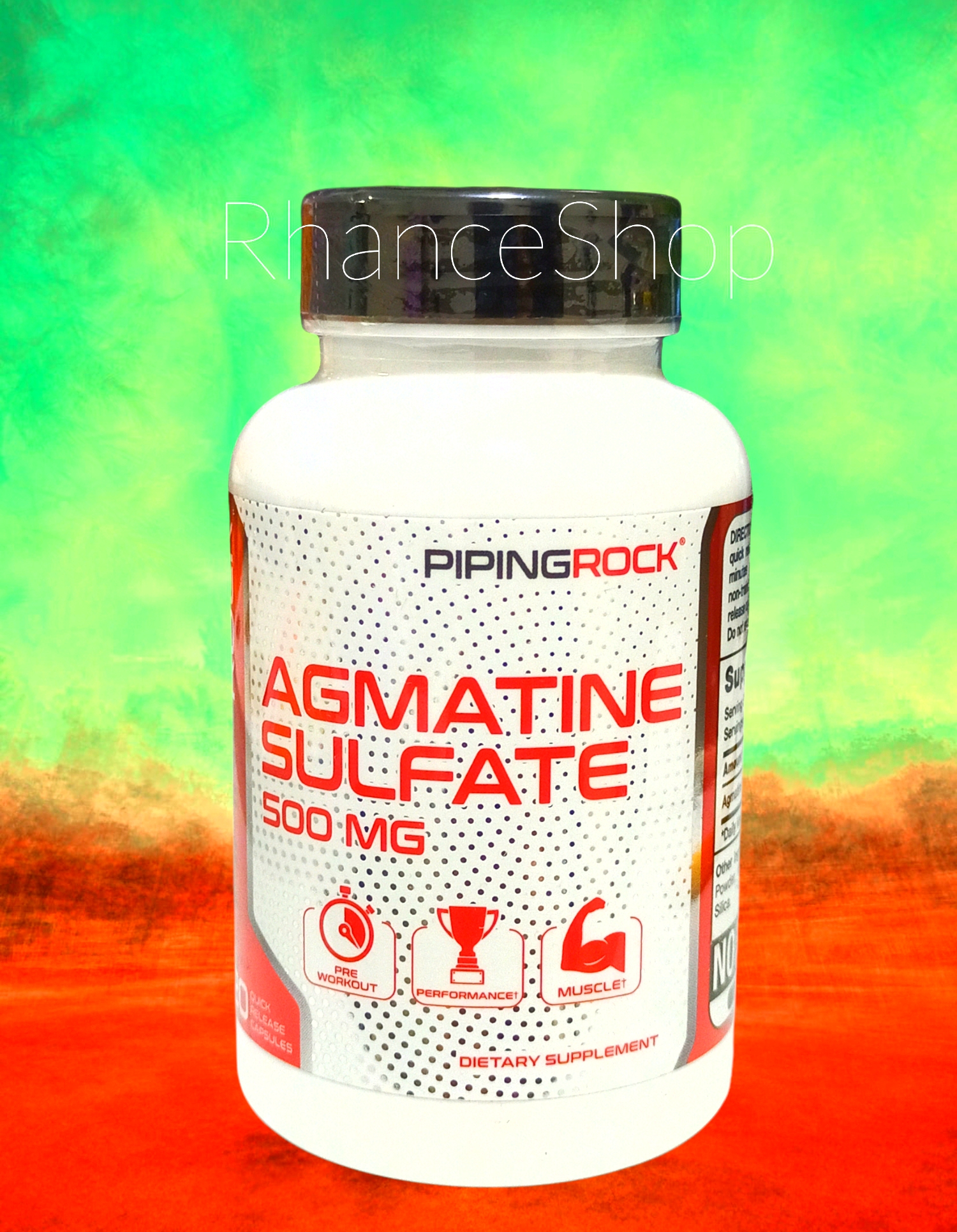 AGMATINE SULFATE 500mg 120 Capsules for Workout Training , Pre Workout
