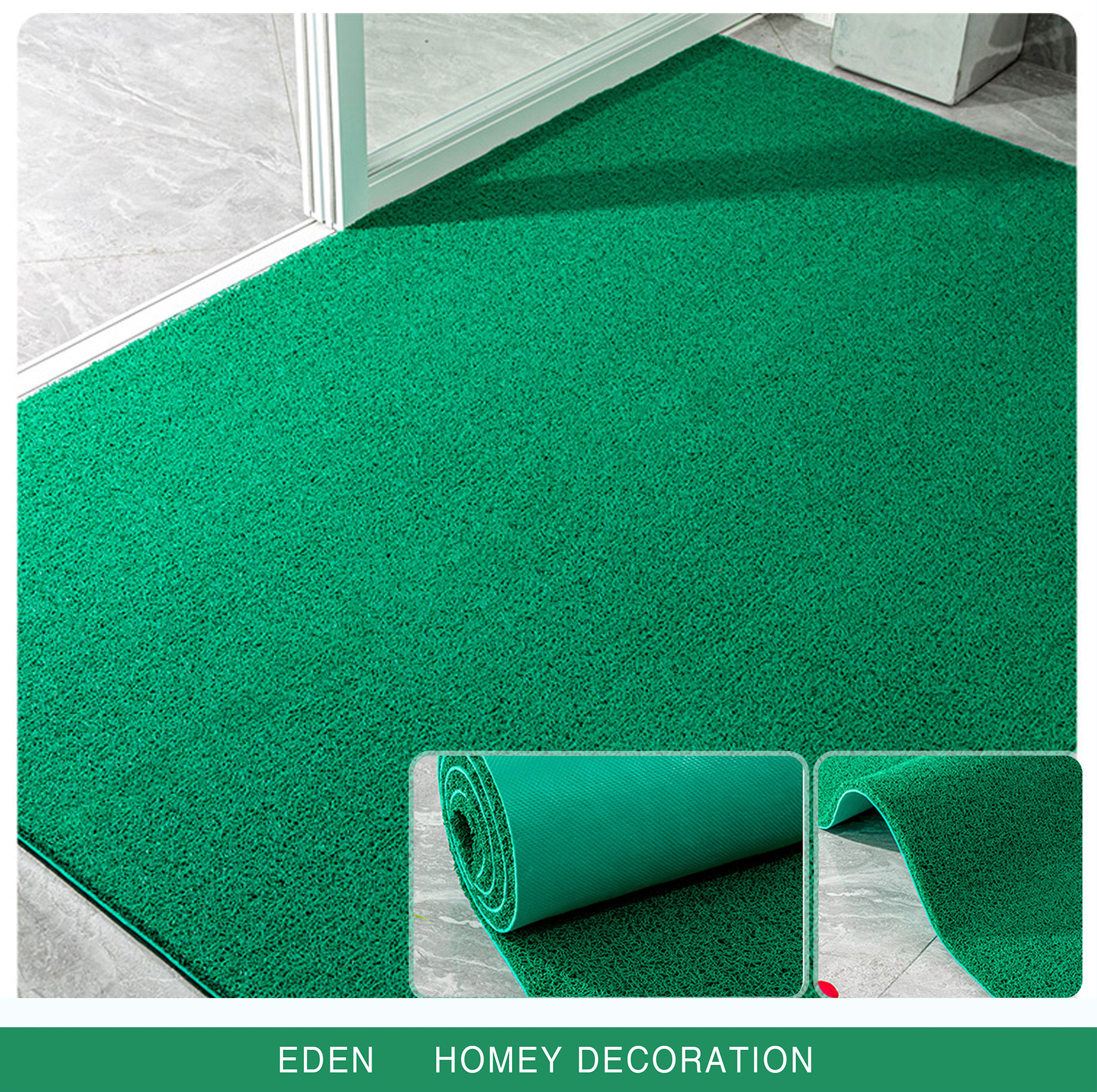 (1 FULL ROLL) EDEN 12MM 1.2M X 18M PVC NonSlip Rubber Mat Rug