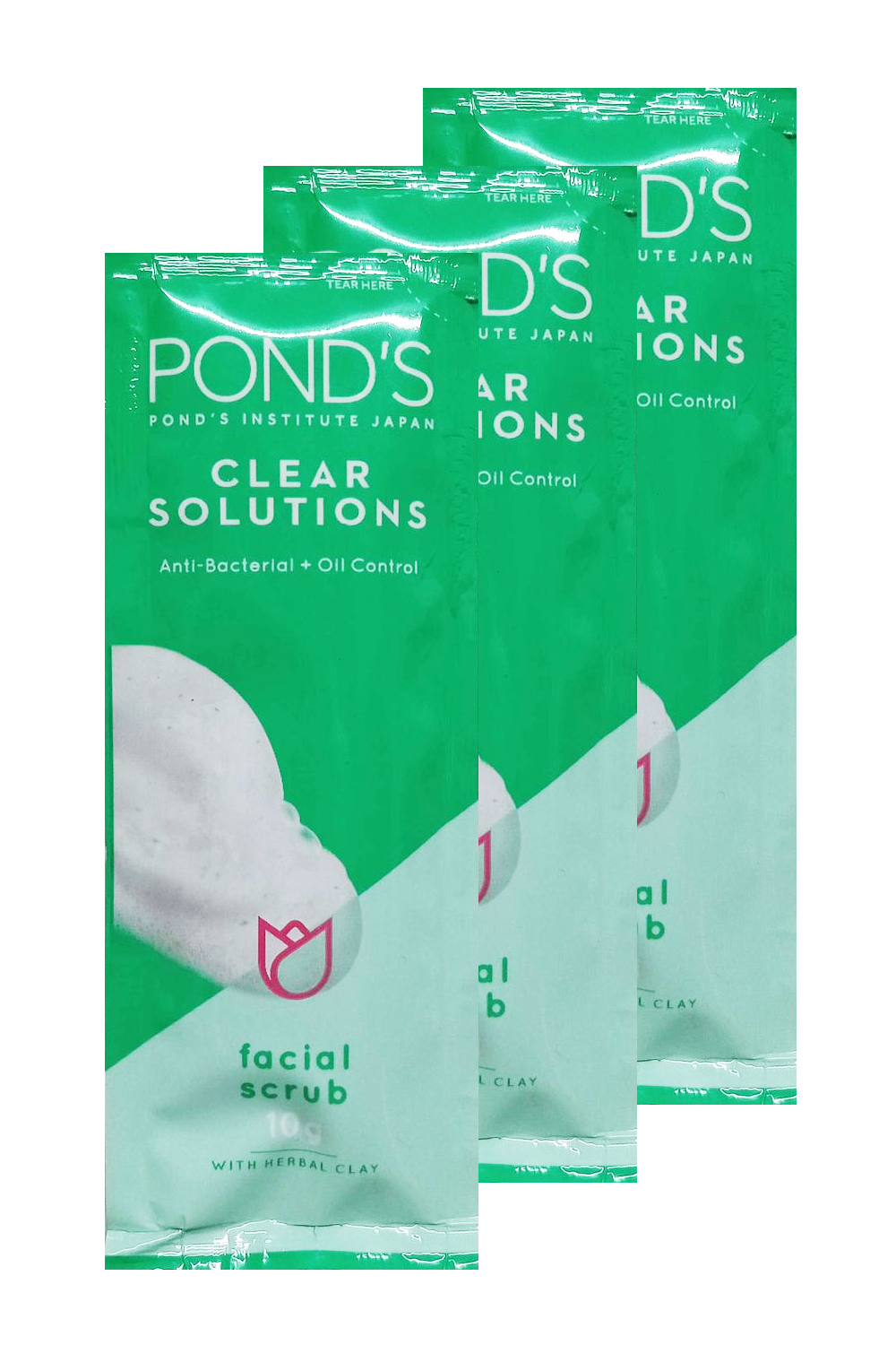 facial foam ponds clear solution