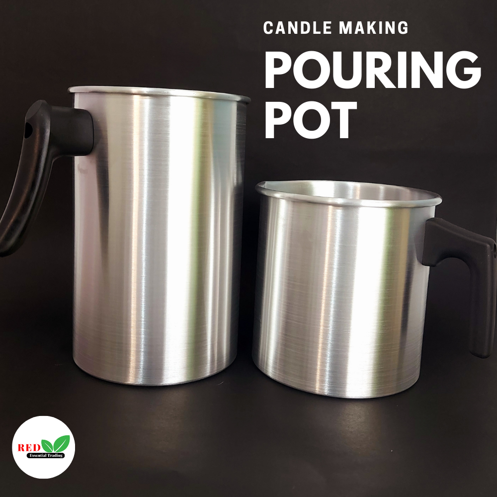 3l Wax Melting Pot Candle Pouring Jug W/ Heat-resisting Handle