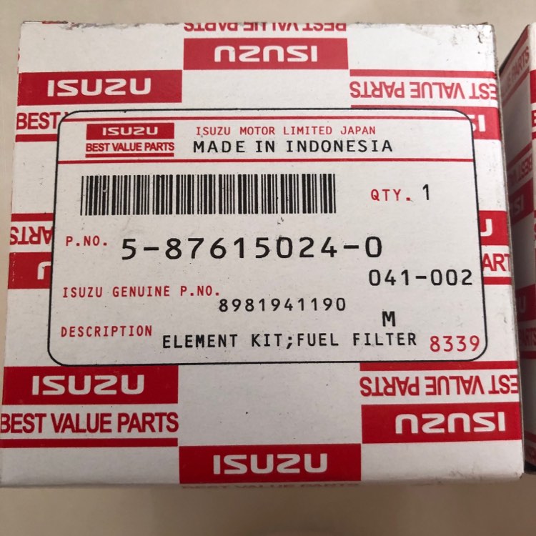 ORIGINAL ISUZU MUX/DMAX FUEL FILTER (FOR PRIMARY AND SECONDARY) Lazada PH