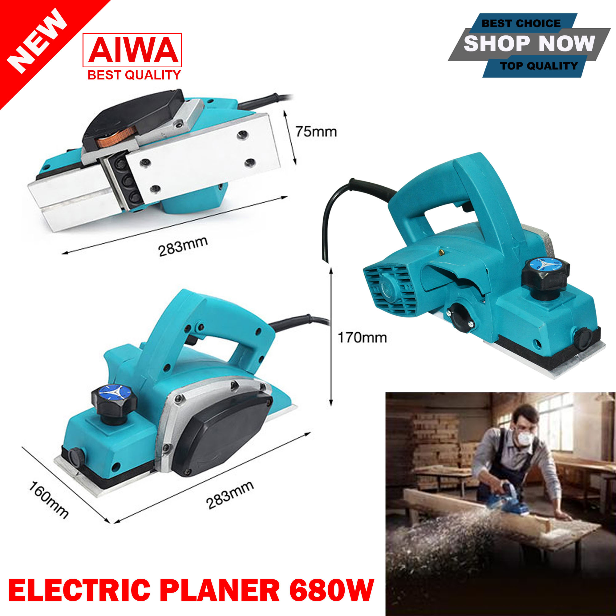 Aiwa Best Quality 680w Electric Wood 