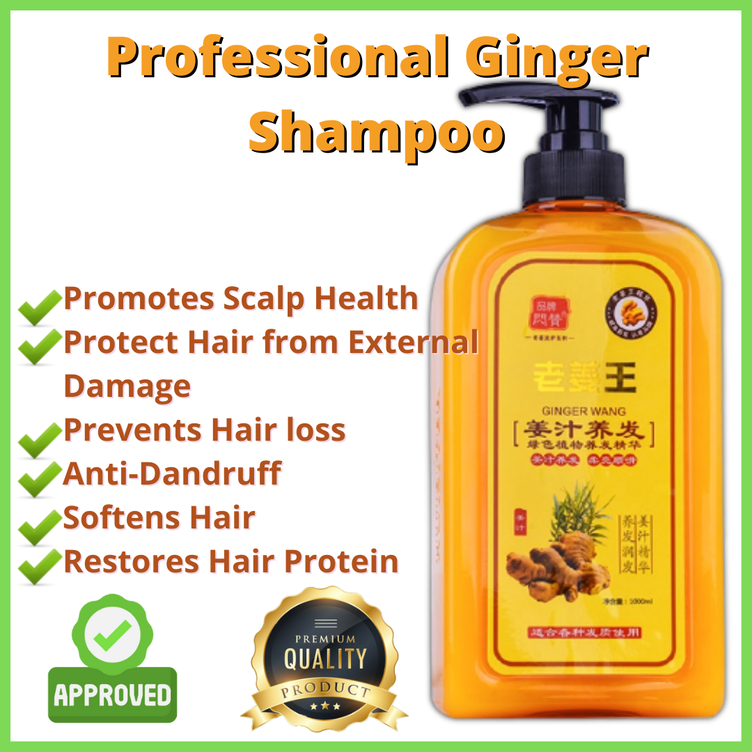 Original Natural Ginger Shampoo hair grower for men original jomtam