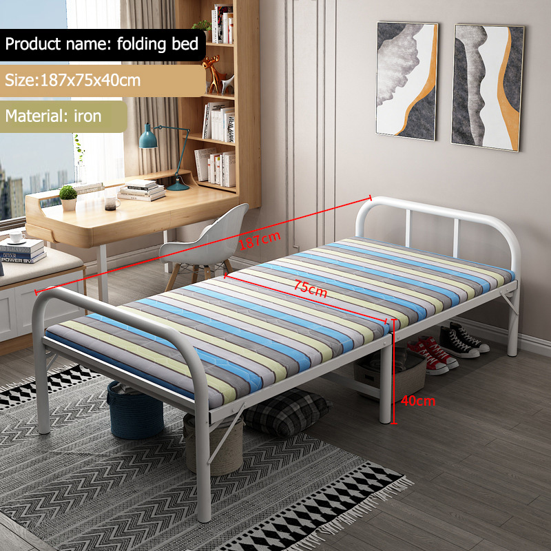 Muto【COD】Foldable Bed folding bed Save Space For Dormitory Rooms