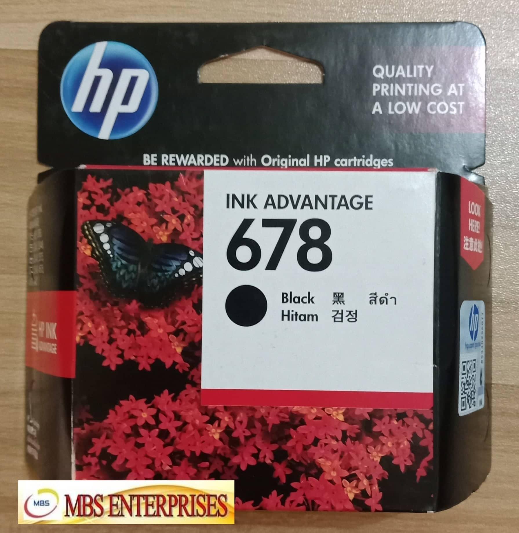 Hp 678 Ink Black (Original)