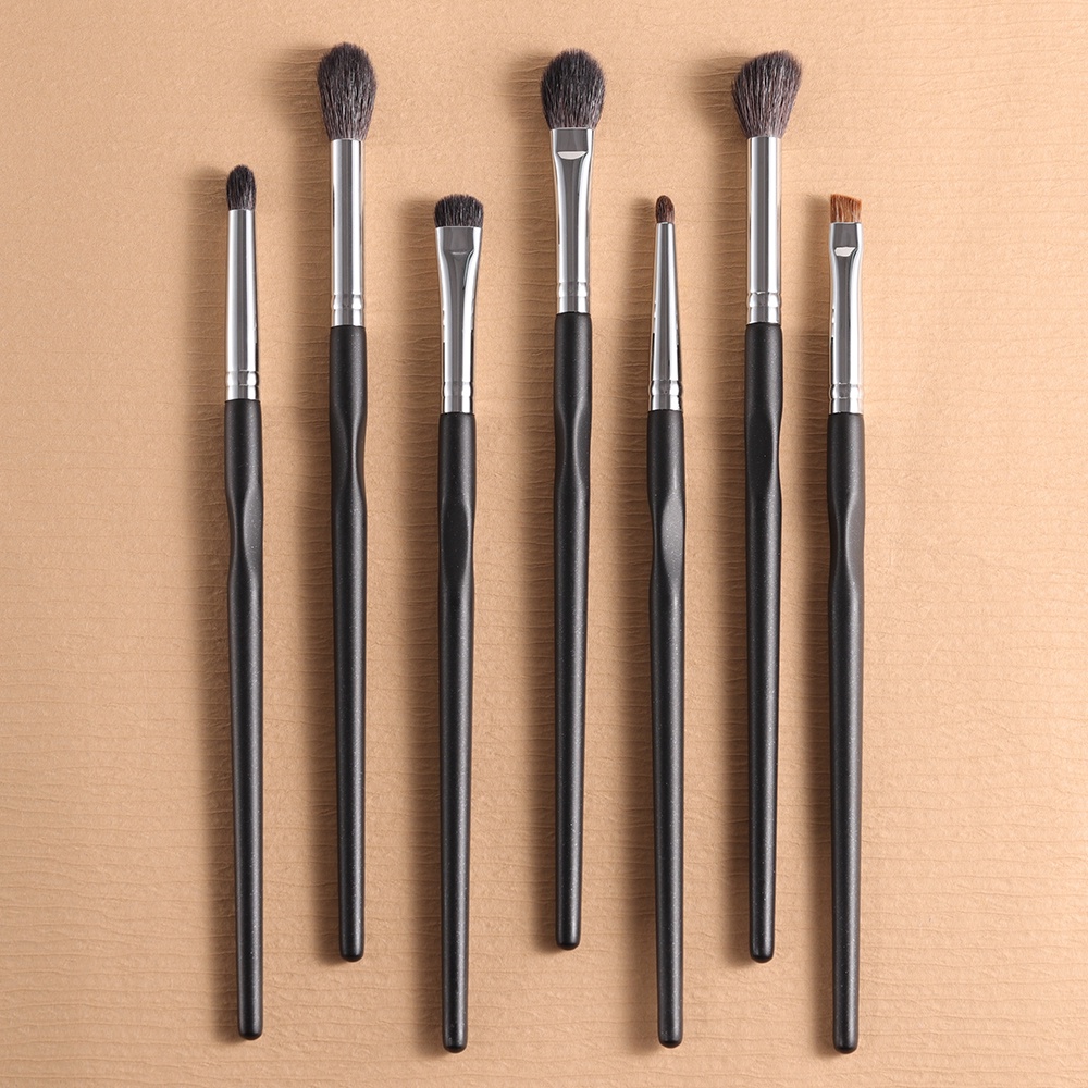 OVW 7pcs Eyeshadow Brush Set Wool Eyeshadow Brush Eyeshadow Halo Brush Set Eyebrow Brush Makeup tool SWB12367910