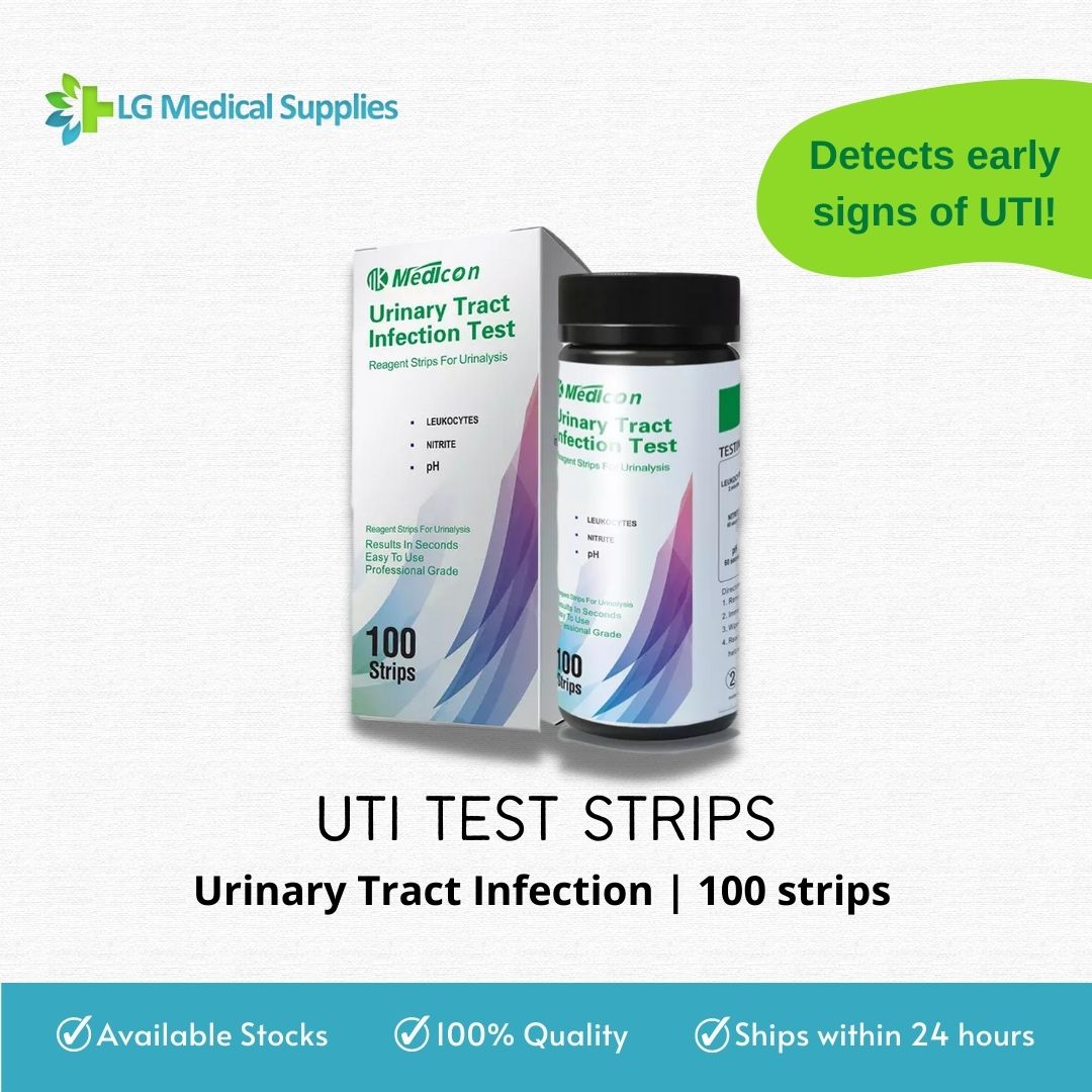 Detect early signs of UTI Test Kit 100 strips/bottle Lazada PH