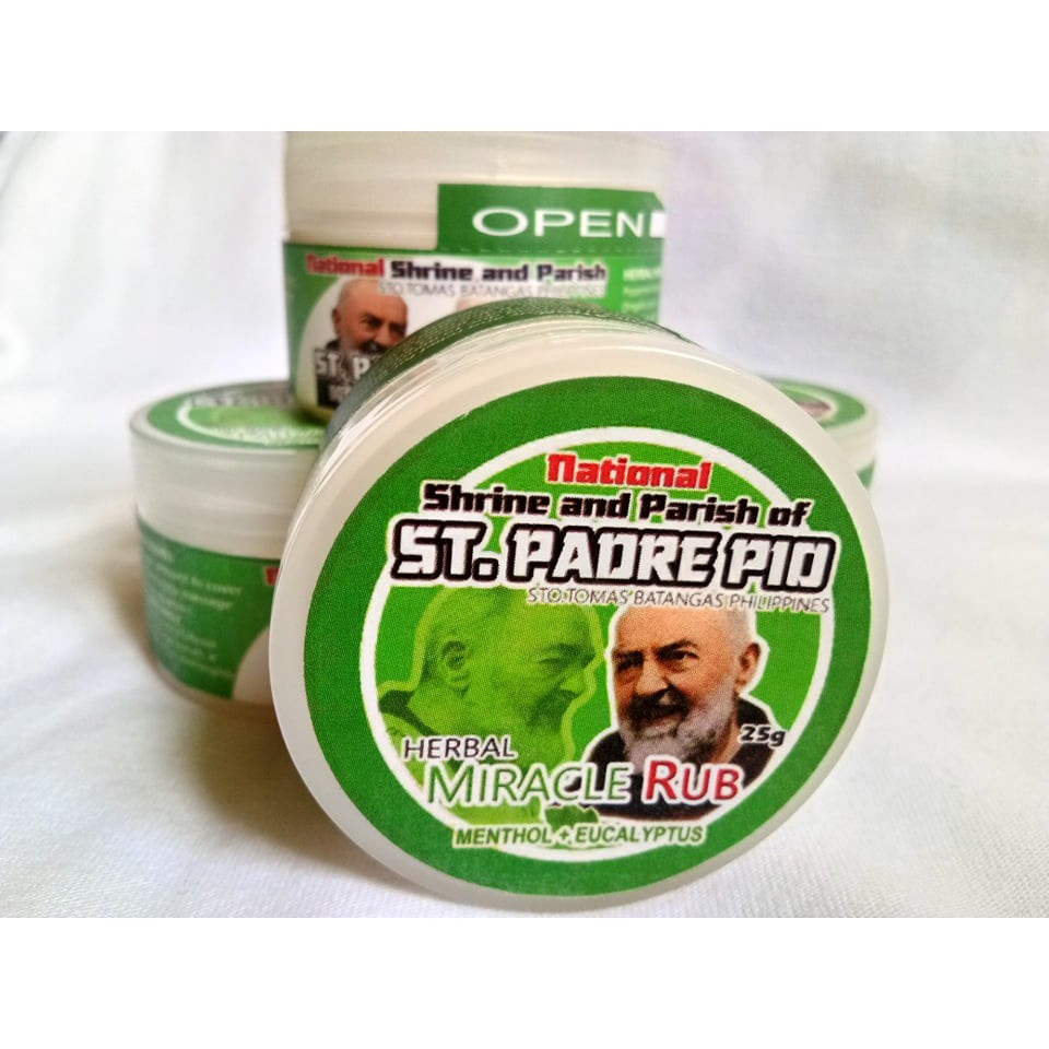 SUPER SALE Padre Pio Healing Miracle Rub Ointment Menthol | Lazada PH