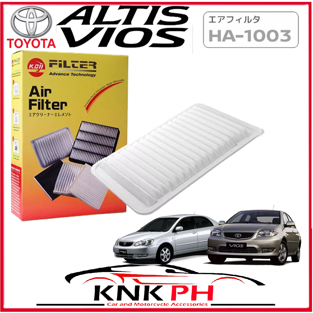 Toyota Corolla Altis 1.3 / 1.8 (20002007) KOJI Air Filter Element (Air