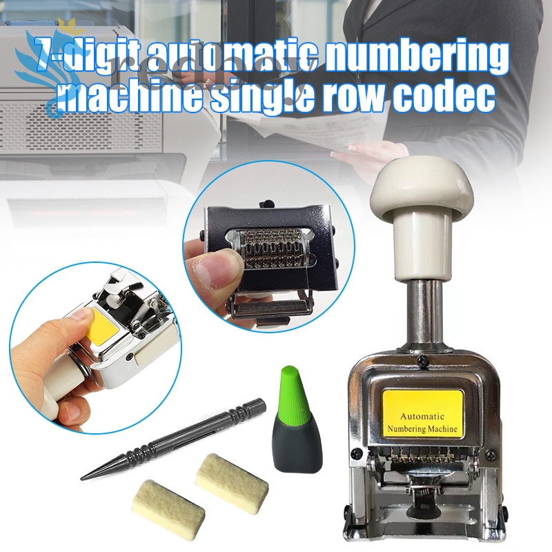 RY Number Machine 7 Position Automatic Numbering Machine Marking ...