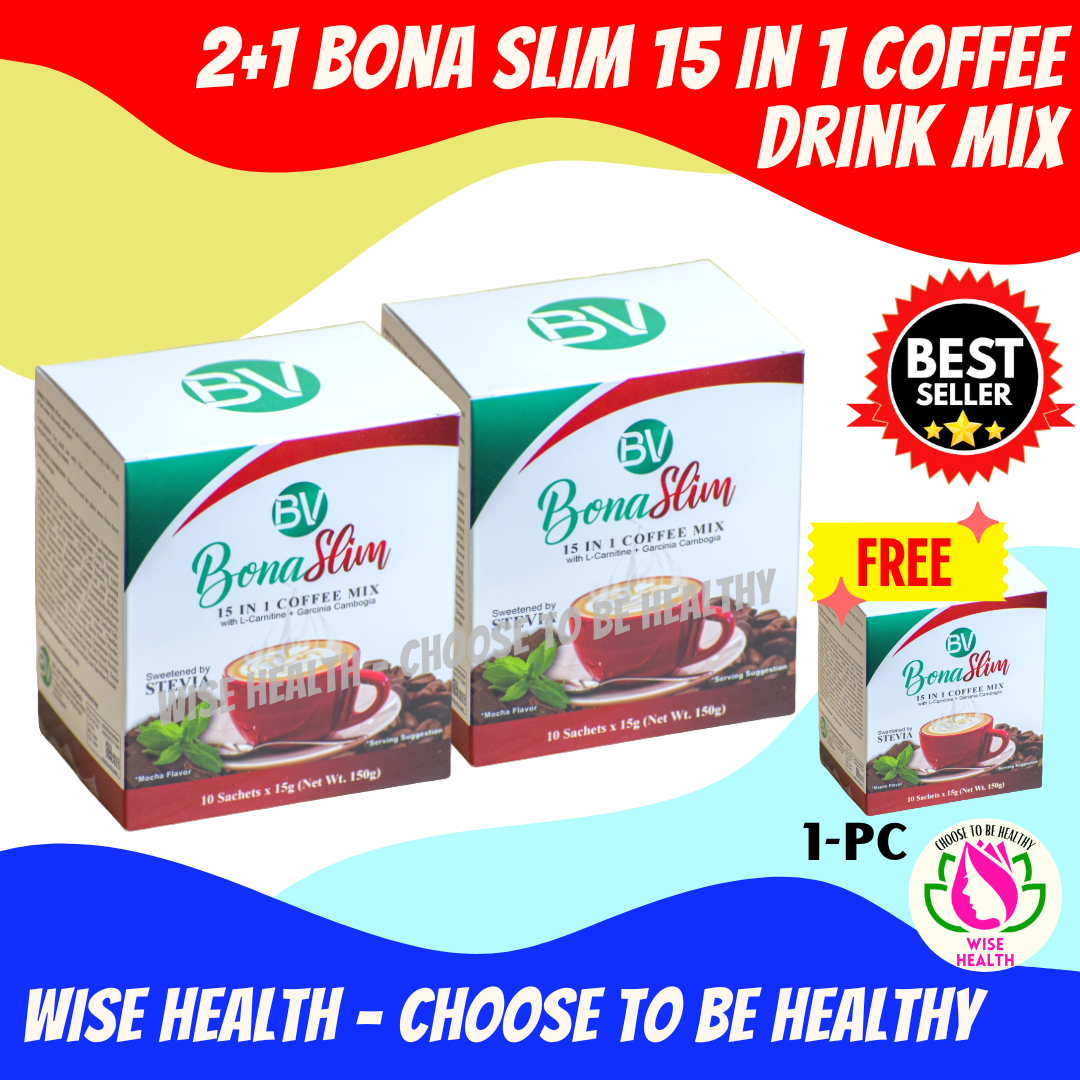 Bona Slim 15 in 1 COFFEE Mix with LCarnitine + Garcinia Cambogia (2