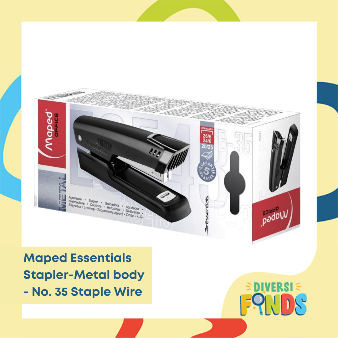 Maped Essentials Stapler - Metal body - No. 35 Staple Wire | Lazada PH