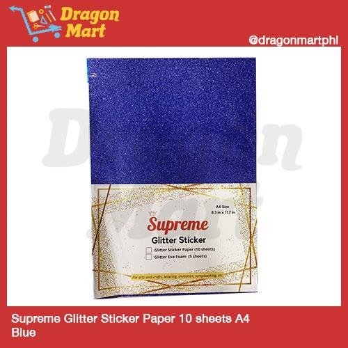 Supreme glitter shop sticker