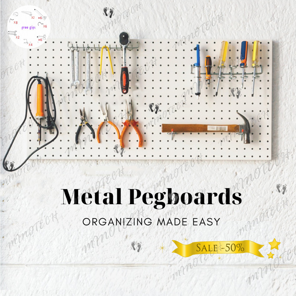 Boxing Vm Metal Pegboard, Shelf wall hanging ,hanging wall shelf display 12x39in for Crafts