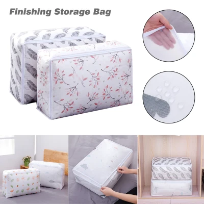 Sweethouse Quilt Storage Bag Home Clothes Quilt Pillow Blanket Storage Bag Travel Luggage Organizer Dampproof Sorting Bag Size: 55*36*20cm ( Random Color )