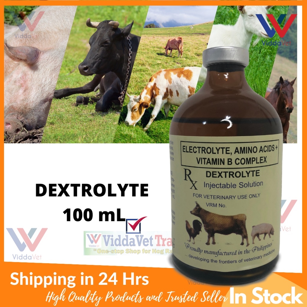 100 ml Dextrolyte Amino Acids Electrolytes Vitamin B Complex Injection