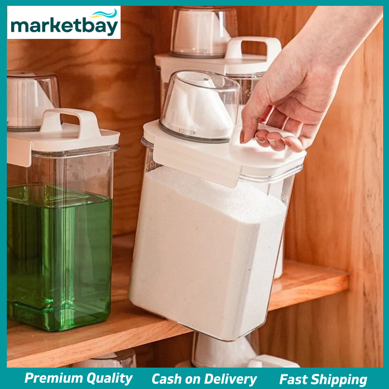 Marketbay Laundry Detergent Storage Container & Detergent Powder