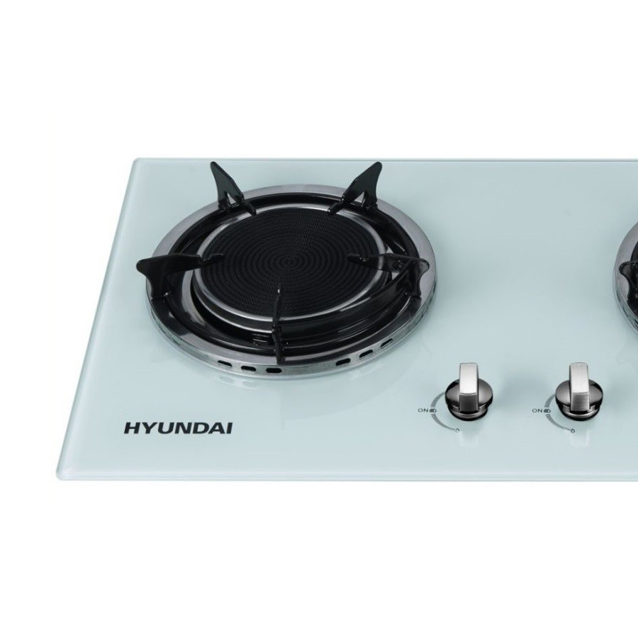 Hyundai Double Infrared Ceramic Burner Tempered Glass Built-in Gas