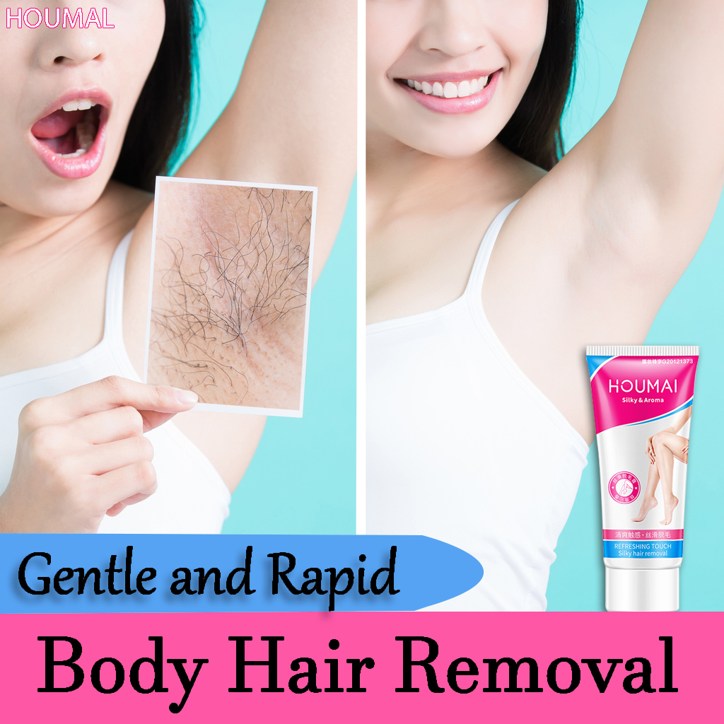 HOUMAI Painless Hair Removal Body Hair Removal Cream Underarm Hair Removal  Hair Removal In Private Parts Does Not Harm The Skin Wax Hair Removal For  Underarm Underarm Wax Hair Removal For Leg