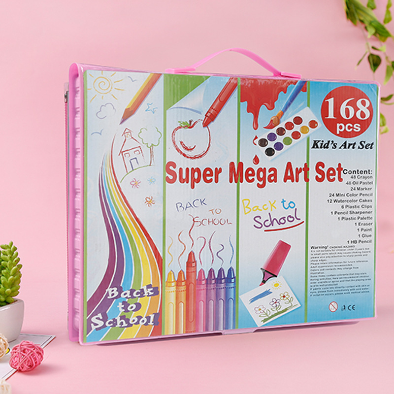 Super Mega Art Set For Kids Coloring Material Tools Art & Activity Set  Ensemble D' Art for Kids