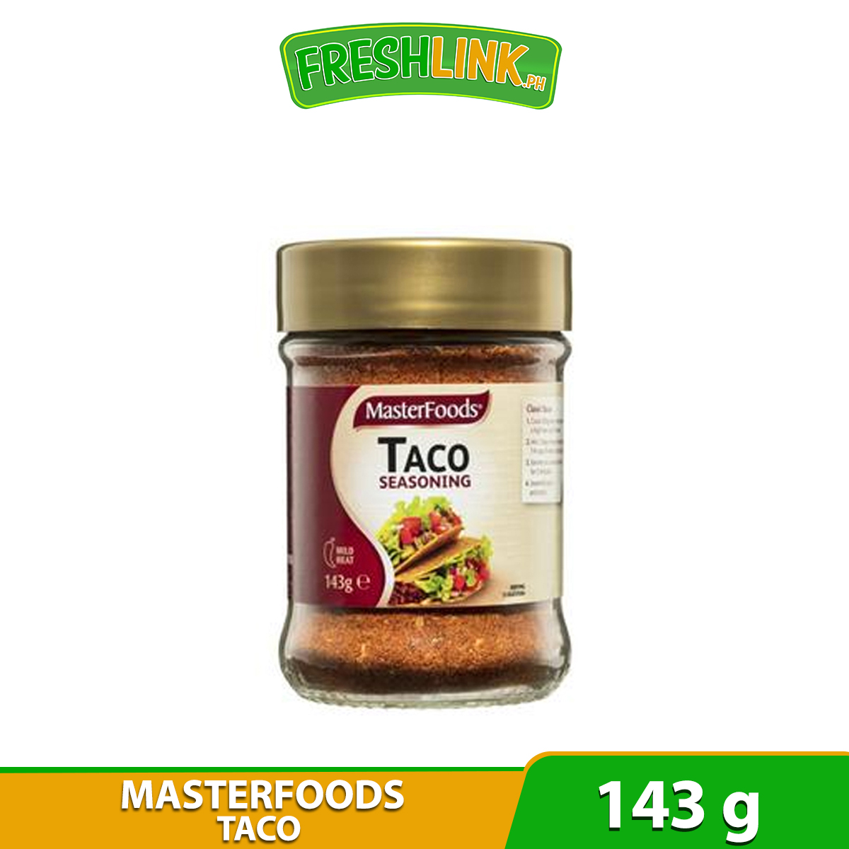 MasterFoods Taco Seasoning 143g Lazada PH