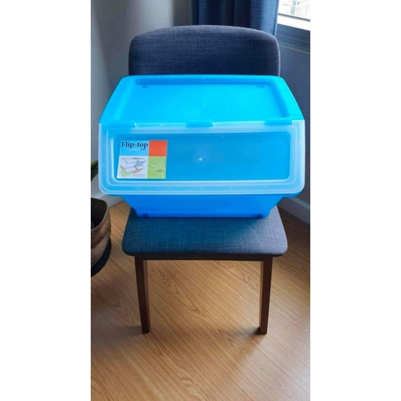 flip top storage box with wheels (big) 56L (small) 48L Lazada PH