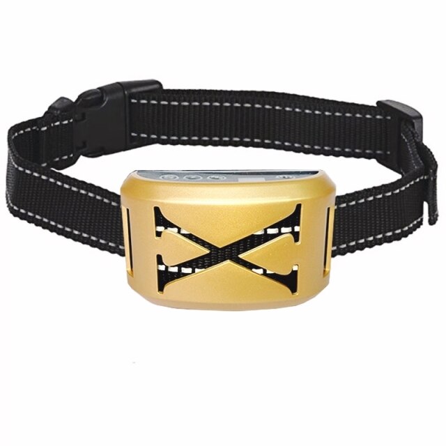 Zzooi pet dog collar diamond training device barking electric shock collar pet anti bark dog device barking electric shock collar dog